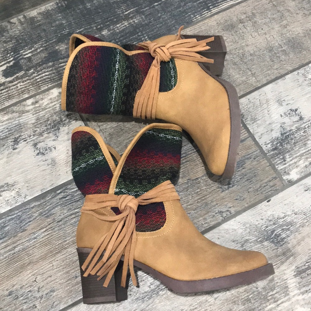 Serape boots